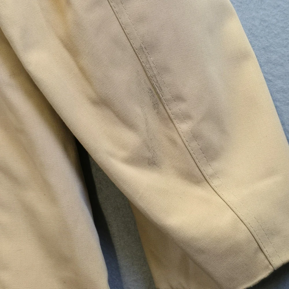 Vintage Grais Men's Tan Faux Fur Lined Western Coat Size 46‎ Reg Made in USA
